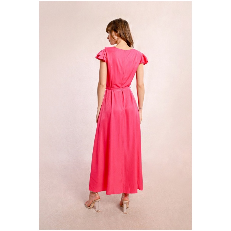 MOLLY BRACKEN Long asymmetrical dress
